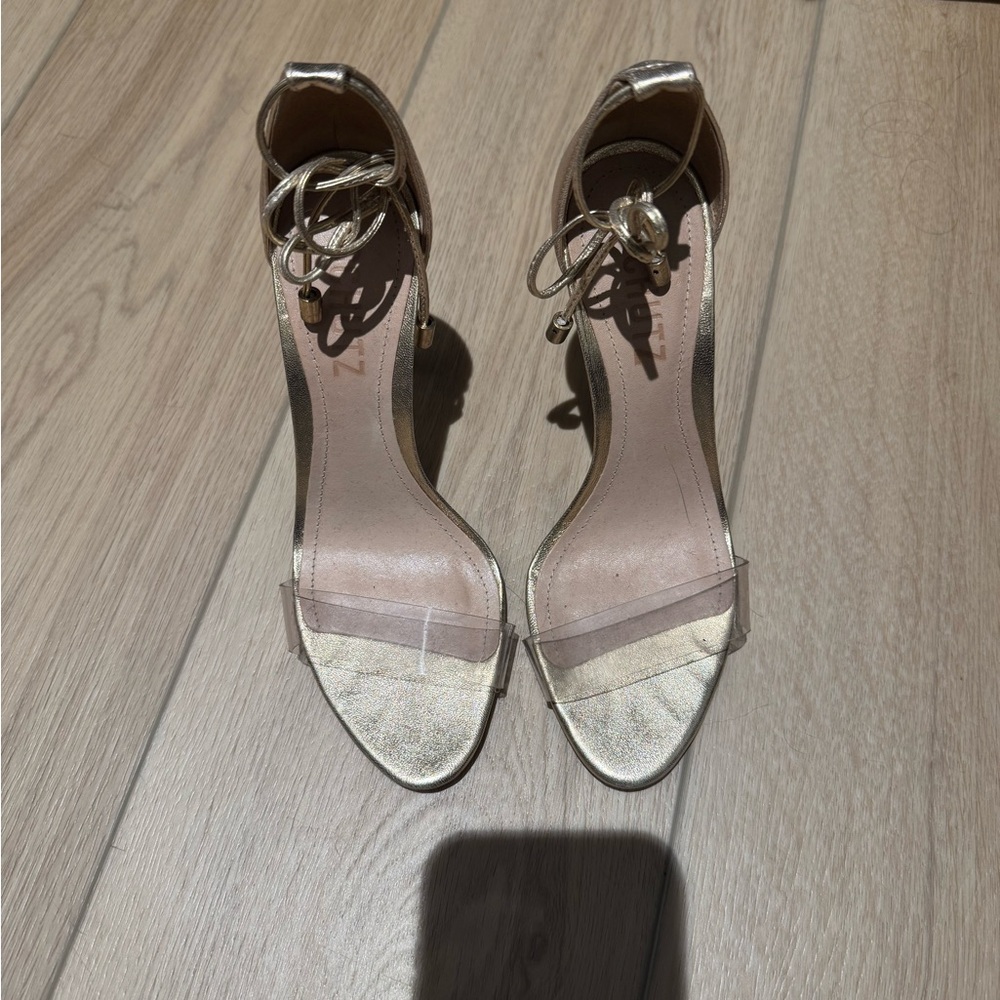 Schutz Gold Women's Heels (size 5)